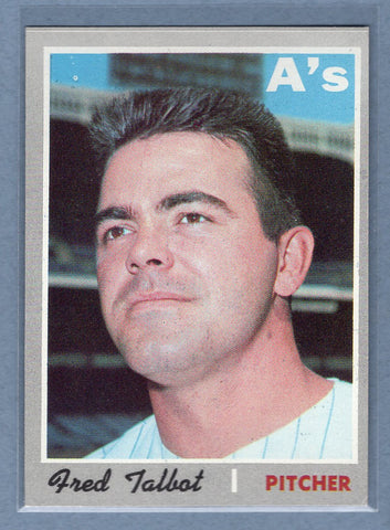 1970 Topps #287 Fred Talbot  (a) EX-MT  GO750