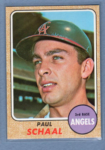 1968 Topps #474 Paul Schaal EX-MT   GO220