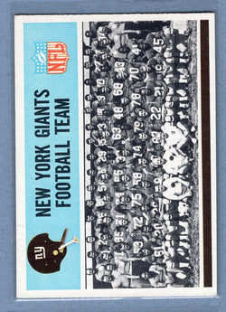 1966 Philadelphia #118 New York Giants (4) EX-MT  GO320