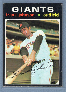 1971 Topps #128 Frank Johnson  (a) EX  GO775