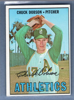1967 Topps #438 Chuck Dobson EX-MT  GO523