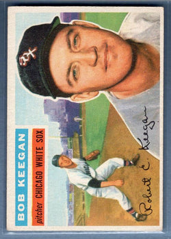 1956 Topps #54 Bob Keegan VG-EX White Back  G078
