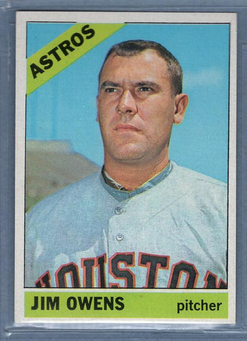 1966 Topps #297 Jim Owens EX-MT  GO466