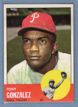 1963 Topps #32 Tony Gonzalez EX   GO148