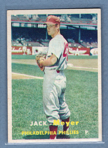1957 Topps #162 Jack Meyer EX-MT  GO150
