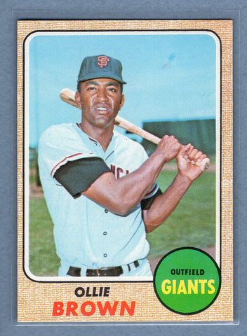 1968 Topps #223 Ollie Brown EX-MT  GO545