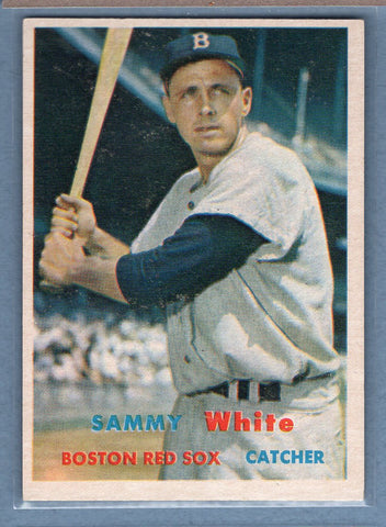 1957 Topps #163 Sammy White EX-MT  GO150