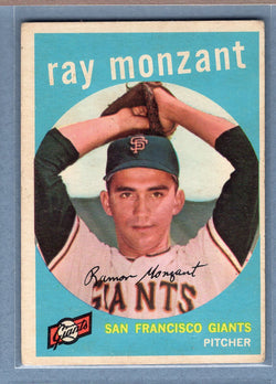 1959 Topps #332 Ray Monzant EX  GO186