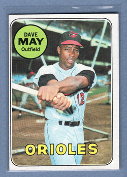 1969 Topps #113 Dave May (b) EX  GO577