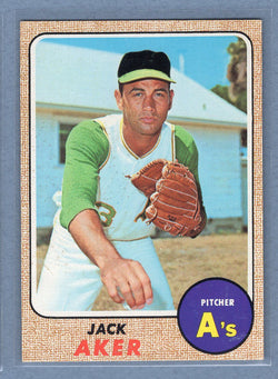 1968 Topps #224 Jack Aker EX-MT  GO545