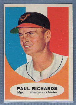 1961 Topps #131 Paul Richards EX   GO417