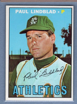 1967 Topps #227 Paul Lindblad EX-MT   GO415