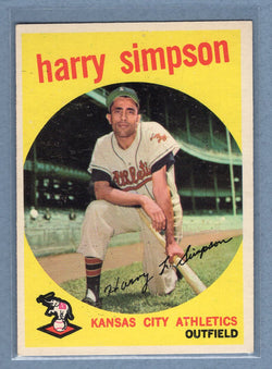 1959 Topps #333 Harry Simpson (b) EX-MT  GO186