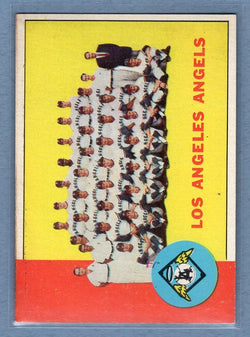 1963 Topps #39 Angels Team EX   GO148