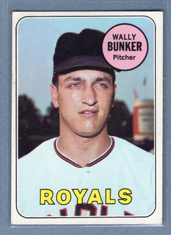 1969 Topps #137 Wally Bunker (b) EX   GO501