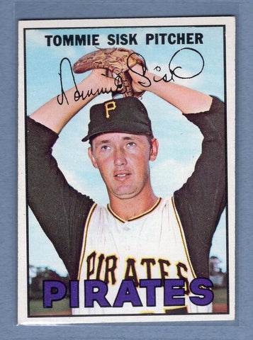 1967 Topps #84 Tommie Sisk EX-MT  GO397