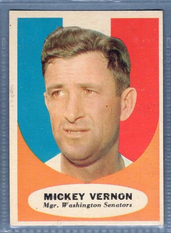1961 Topps #134 Mickey Vernon(b) VG-EX   GO417