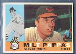 1960 Topps #12 Milt Pappas VG-EX Set Break 1