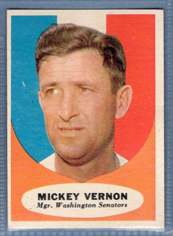 1961 Topps #134 Mickey Vernon(c) EX   GO417