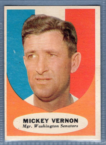 1961 Topps #134 Mickey Vernon(c) EX   GO417
