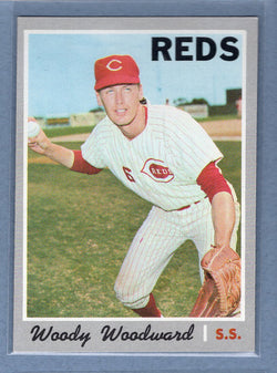 1970 Topps #296 Woody Woodward  (b) EX-MT  GO750