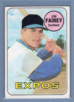 1969 Topps #117 Jim Fairey (st) (b) G-VG  GO577