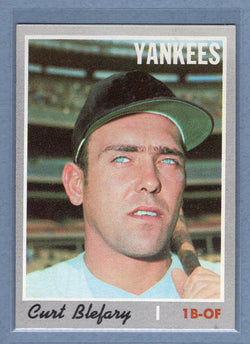 1970 Topps #297 Curt Blefary  (a) EX-MT  GO750