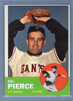 1963 Topps #50 Bill Pierce EX   GO148