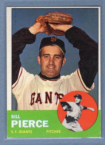 1963 Topps #50 Bill Pierce EX   GO148