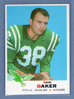 1969 Topps #154 Sam Baker EX-MT  GO250