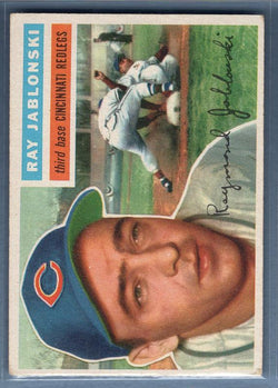 1956 Topps #86 Ray Jablonski VG-EX White Back  G078