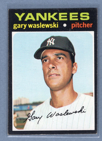 1971 Topps #277 Gary Waslewski (b) EX  GO950