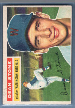 1956 Topps #87 Dean Stone VG-EX White Back  G078