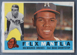 1960 Topps #19 Felix Mantilla VG Set Break 1