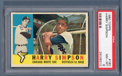 1960 Topps #180 Harry Simpson PSA 8