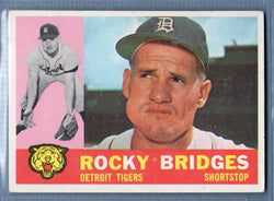 1960 Topps #22 Rocky Bridges VG-EX Set Break 1