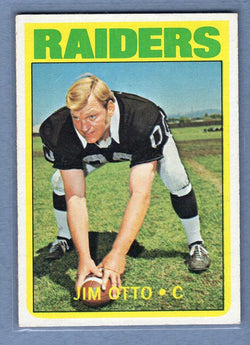 1972 Topps #86 Jim Otto (HOF) EX-MT  GO244