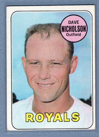 1969 Topps #298 Dave Nicholson EX  GO645
