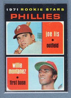 1971 Topps #138 Phillies Rookies (List/Montanez)  (b) EX-MT  GO775