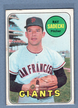 1969 Topps #125 Ray Sadecki (a) G-VG  GO577