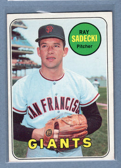 1969 Topps #125 Ray Sadecki (b) EX  GO577