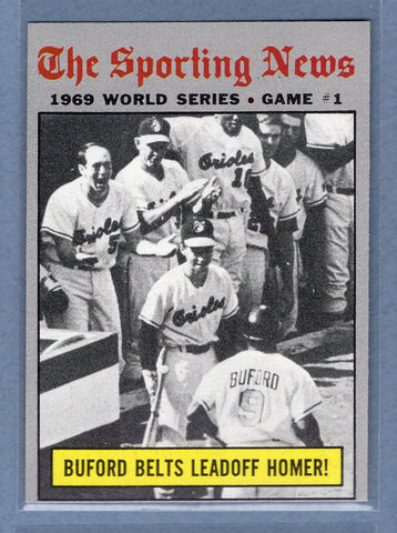 1970 Topps #305 World Series Game 1 (Buford Belts Leadoff Homer)   EX-MT  GO750
