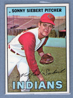 1967 Topps #95 Sonny Siebert (b) EX  GO308