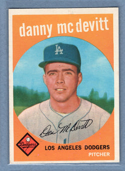 1959 Topps #364 Danny McDevitt (b) EX-MT   GO207