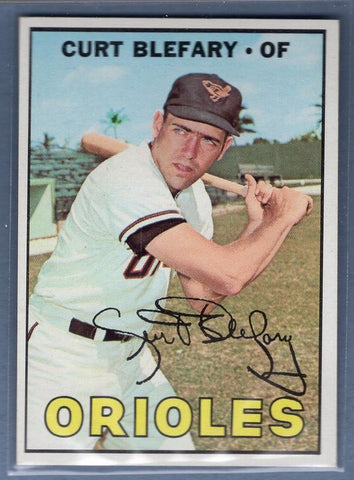 1967 Topps #180 Curt Blefary EX-MT  GO29