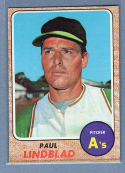 1968 Topps #127 Paul Linblad (a)EX-MT  GO507