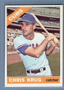 1966 Topps #166 Chris Krug EX-MT  GO468