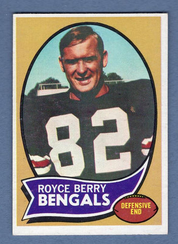 1970 Topps #86 Royce Berry EX   GO121