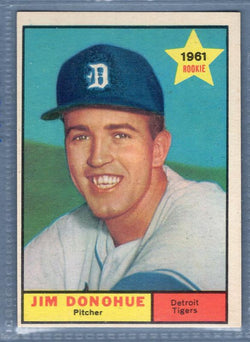 1961 Topps #151 Jim Donohue(b) VG-EX   GO417