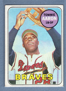 1969 Topps #128 Tommie Aaron  EX  GO577